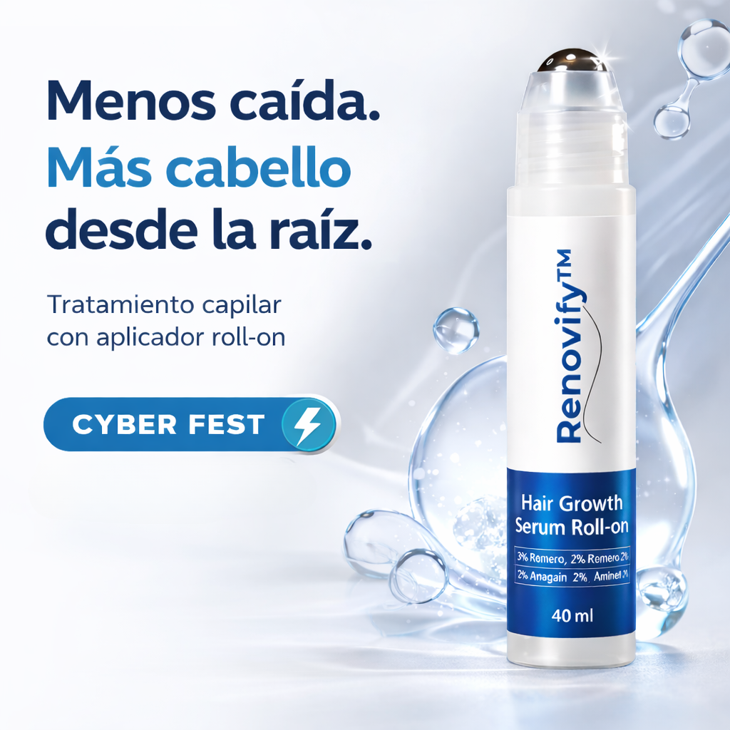 Serum Roll-On · Anticaída y Densidad Capilar