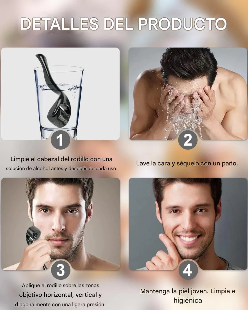 Roller Renovify 0.5mm - Barba y Pelo más fuerte